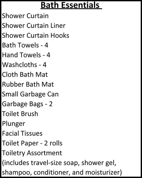 Bath Essentials