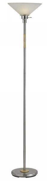Brushed Steel Floor Lamp