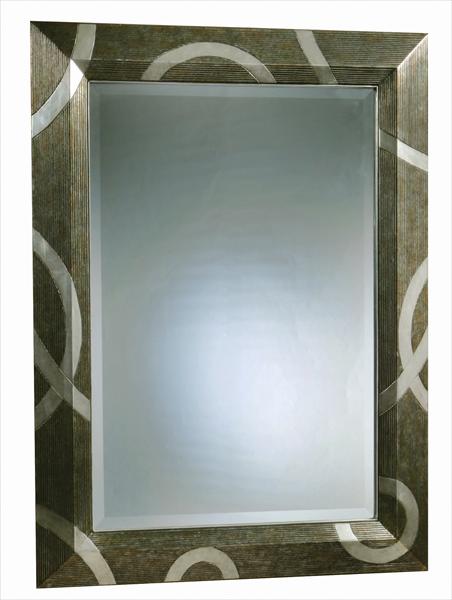 Gun Metal Framed Mirror