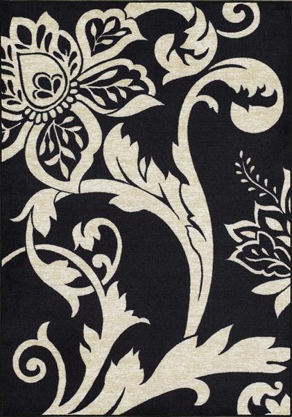 Rug 5x7 Black
