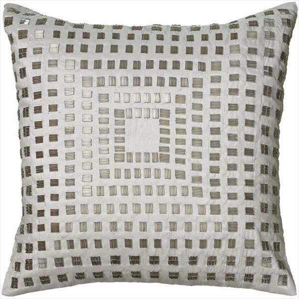 Hide Leather Accent Pillow