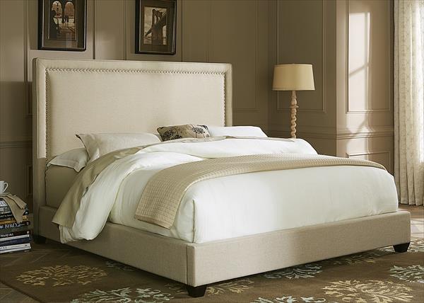 Nail Head Panel Headboard Set