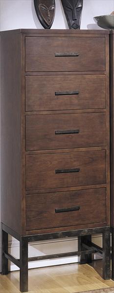 Mocca/Metal Lingerie Chest