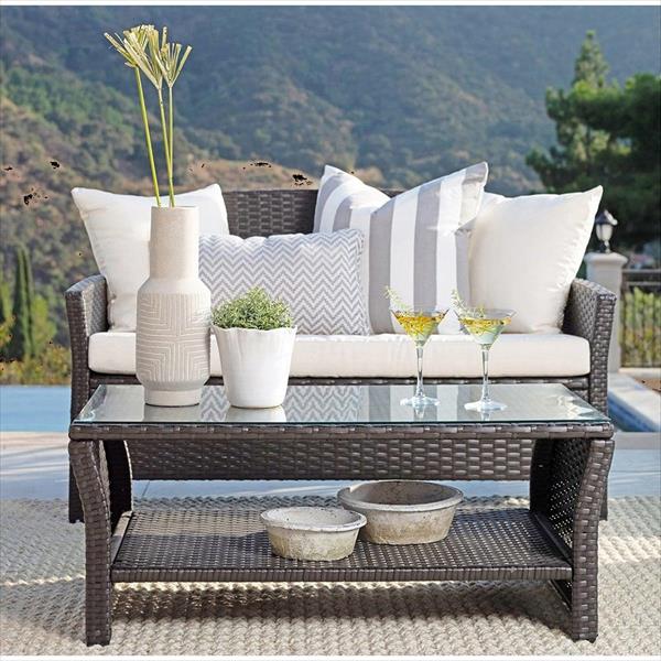 Loveseat Brown